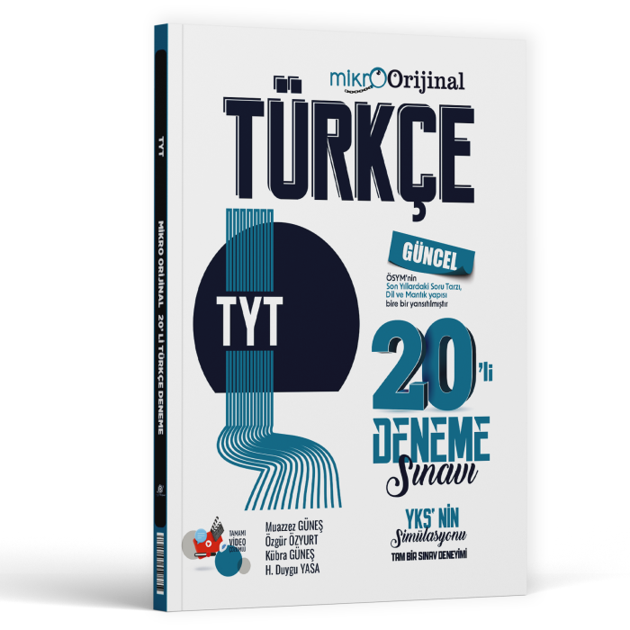 MİKRO ORİJİNAL TYT DENEME 20 Lİ TÜRKÇE - 2025-26